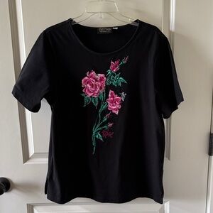 Bob Mackie Rose Tee-shirt